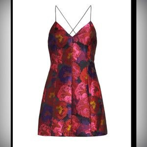 Alice + Olivia floral mini dress NWT